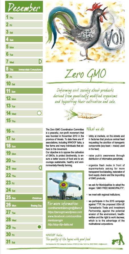 December 2016 Zero GMO