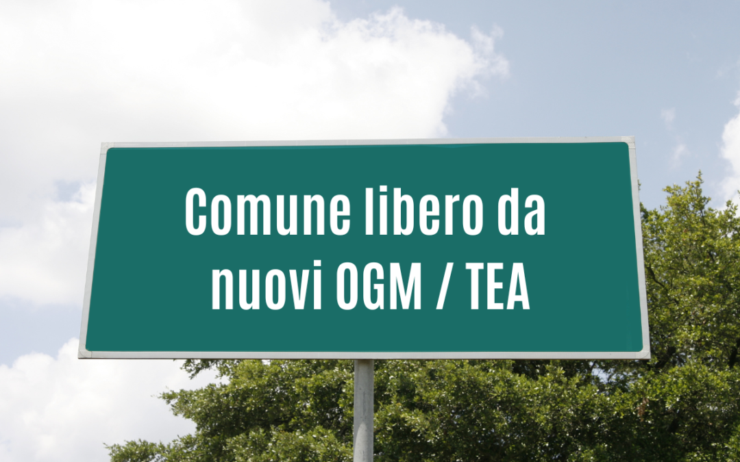 Rendiamo Comuni e Regioni liberi dai nuovi OGM