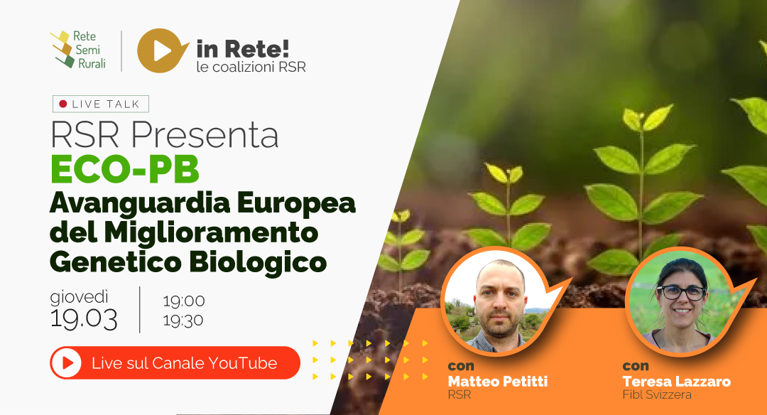 Segui In Rete! il 19 Marzo alle 19:00