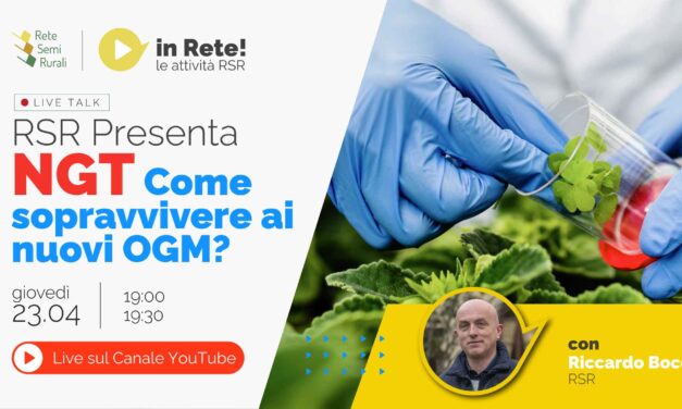 NGT Come sopravvivere ai nuovi OGM: facciamo chiarezza con InRete!