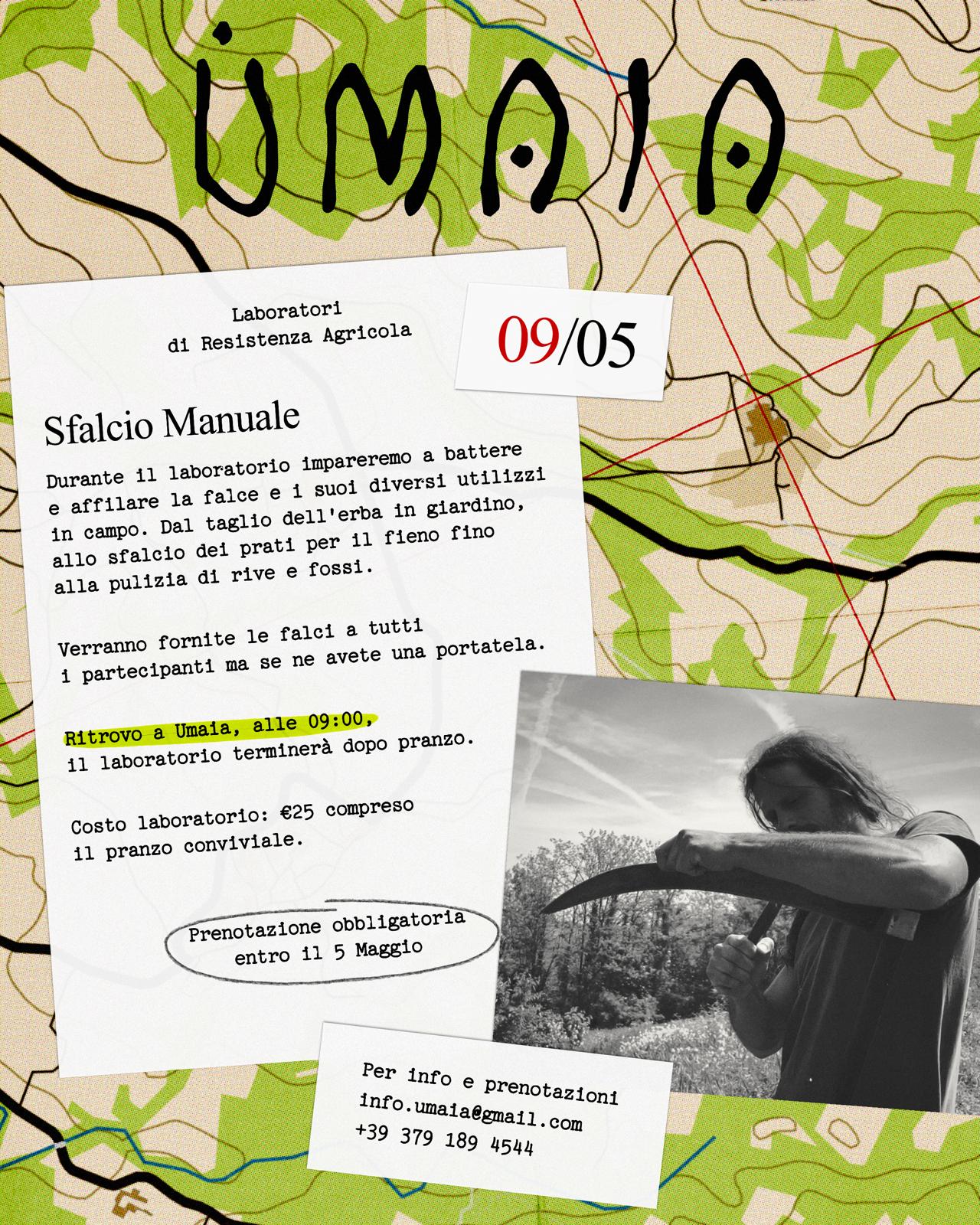 Laboratorio di sfalcio manuale